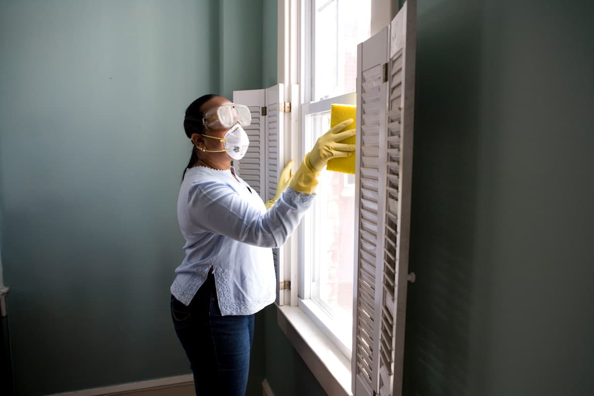 Professional cleaner at work — Look at Them Shine